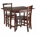 Winsome Taylor 3 Pieces Set Drop Leaf Table with Ladder Back Chair 94353